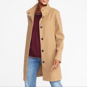 Old navy petite camel coat